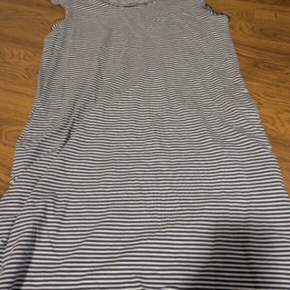 Toad & Co Samba Muse Midi Women's Dress Blue White Striped 🆕 FAST🏃‍♀️⚡🚚💥 - Picture 4 of 6